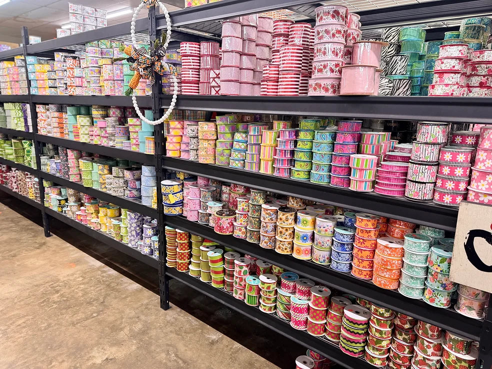 racks of regular ribbon