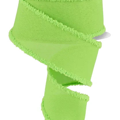 2.5"X10YD FAUX ROYAL BURLAP/DRIFT - FRESH GREEN - RGC8116LT