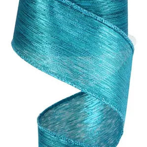 2.5"X10YD VERTICAL METALLIC STRIPE - PEACOCK - RGC1300A2