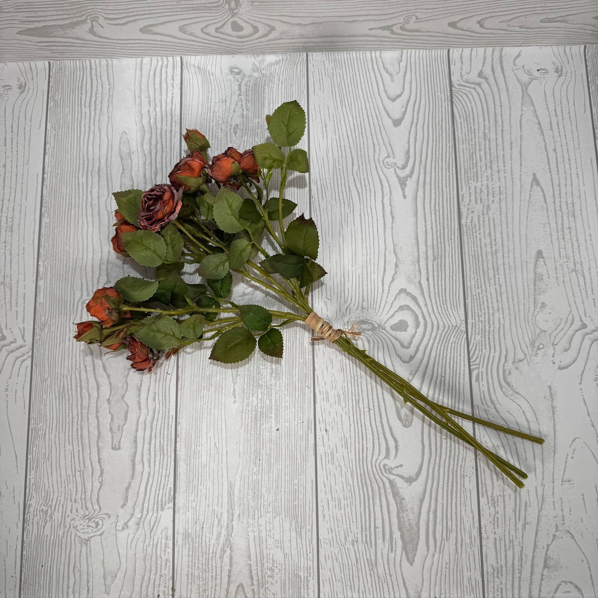 17" ROSE BUNDLE - ORANGE - 27930 * DOUBLE ORANGE