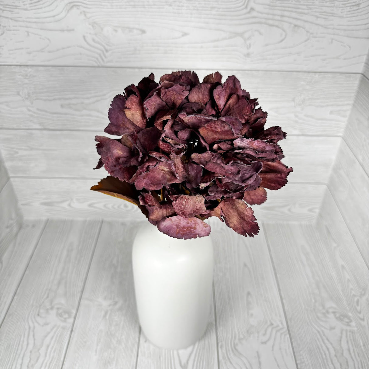 27" HYDRANGEA SPRAY - MAUVE - 28077 * DOUBLE ORANGE