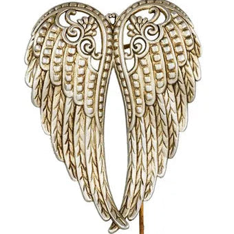 5.75"L X 4.5"W WING W/PICK, 15"OAL - ANTIQUE SILVER - MF395926