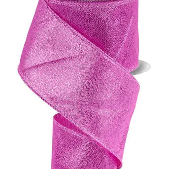 2.5"X10YD METALLIC SATIN - PINK - RGH103022