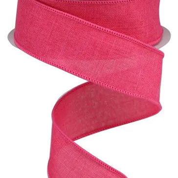 1.5"x10YD ROYAL BURLAP - HOT PINK - RG127811