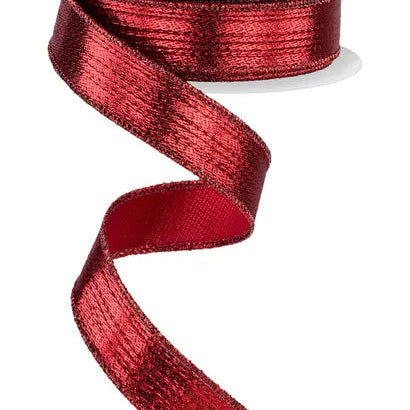 7/8"X10YD METALLIC RIBBON - RED - RG0739924
