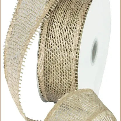 2.5"X20YD POLY/JUTE MESH - NATURAL - RB620218