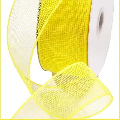 2.5"X25YD MESH - YELLOW - RS200029