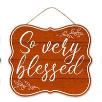 10.5"L X 9"H OUR HOME SIGNS - ORANGE - AP7225