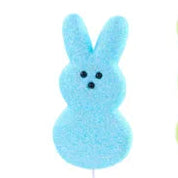 11.75"L GLITTER BUNNY PICK - BLUE - HE423999