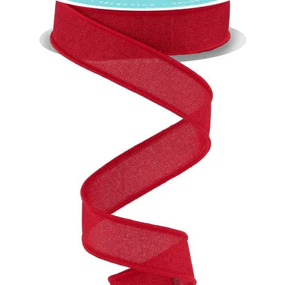 7/8"X10YD ROYAL BURLAP - CRANBERRY - RG7278Y6