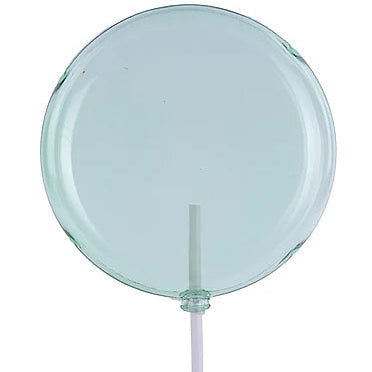 120MM LOLLIPOP W/STICK, 11.75"OAL - CLEAR MINT GREEN - XC1663HC
