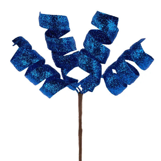 11"L GLITTER PICK - ROYAL BLUE - XS149125