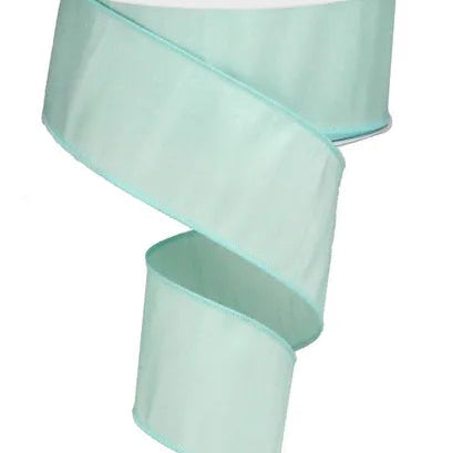 2.5"X10YD FAUX DUPIONI - ROBIN EGG BLUE - RD11023F