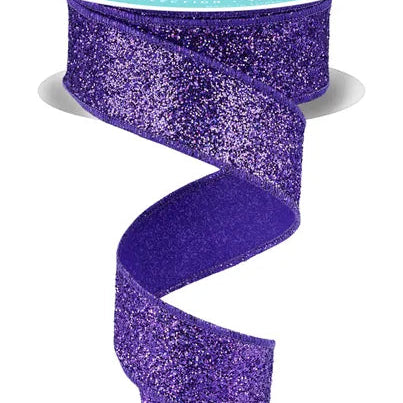 1.5"X10YD LASER GLITTER - PURPLE - RGF153223