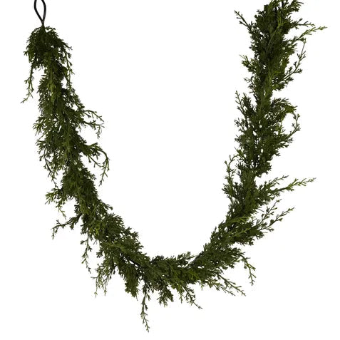6'L JUNIPER W/BERRY GARLAND - GREEN - XX9432