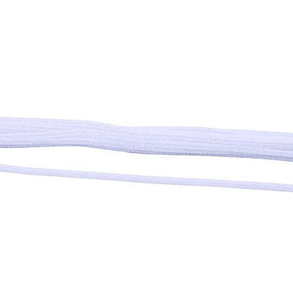 12"L X 6MM CHENILLE STEMS - WHITE - 25COUNT - MA200427