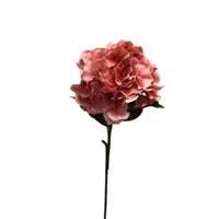 GIANT GARDEN HYDRANGEA STEM - CORAL - 28" - DC22427CO