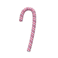 CHENILLE BRIGHT CHRISTMAS CANDY CANE 24" - MULTI - DC22712A