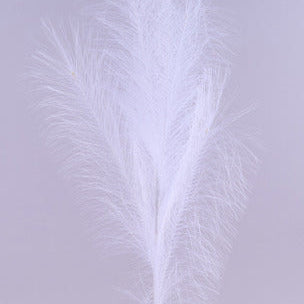 32.75"L FABRIC GRASS PLUME SPRAY - WHITE - FG601327