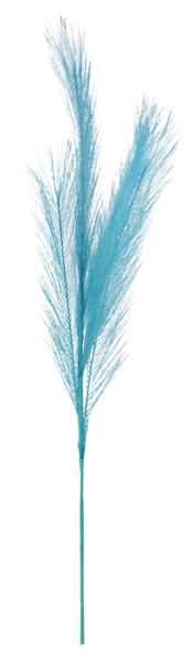 32.75"L FABRIC GRASS PLUME SPRAY - TURQUOISE - FG601357