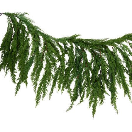6' ARBORVITAE HANGING GARLAND - DARK GREEN - FG6610