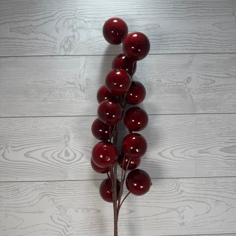 34.5" LARGE BERRY SPRAY - X26827-DKRD