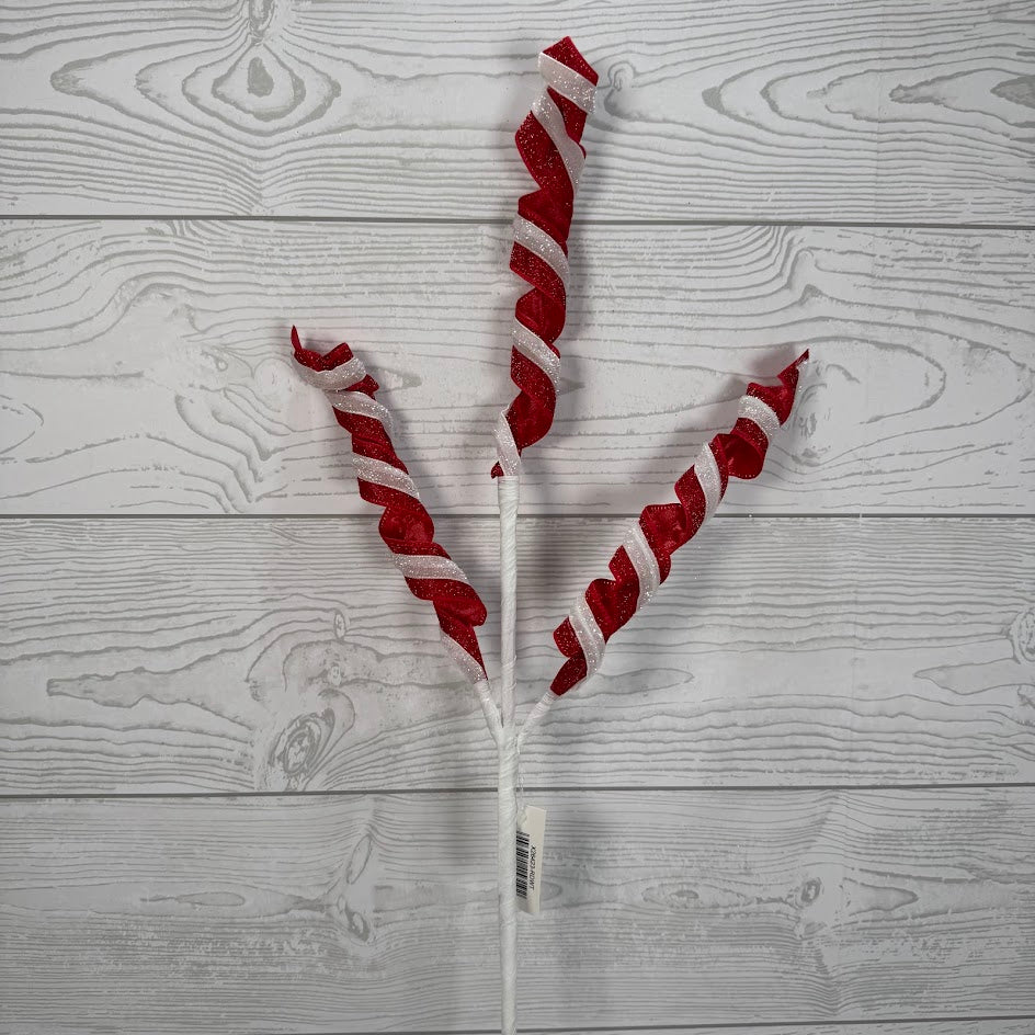 25" GLITTER SPRIAL CURL - X26423-RDWT * G