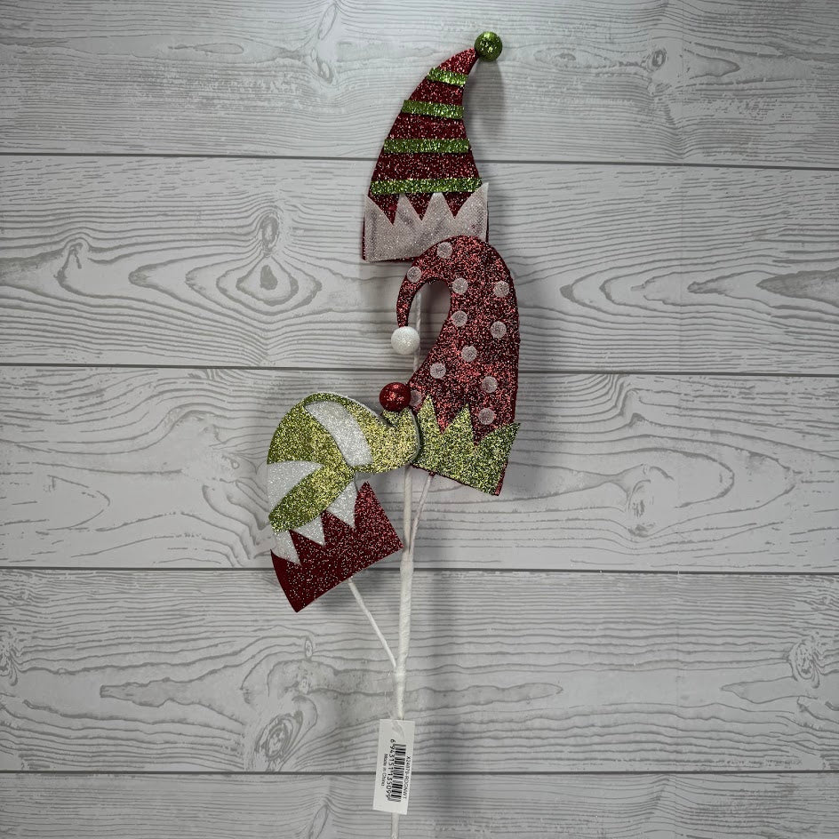 28" ELF HAT X3 SPRAY - RED/WHITE/GREEN - X24879-RDGNWT