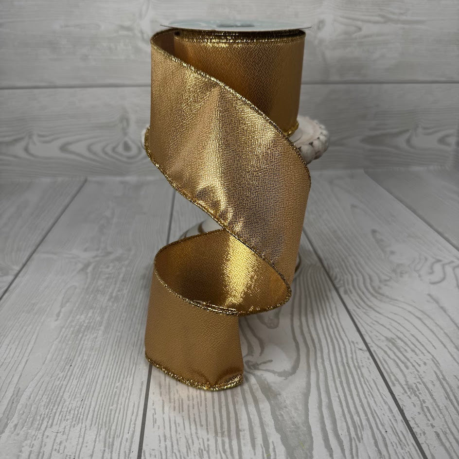 2.5"X10YD METALLIC - GOLD - RG0114308