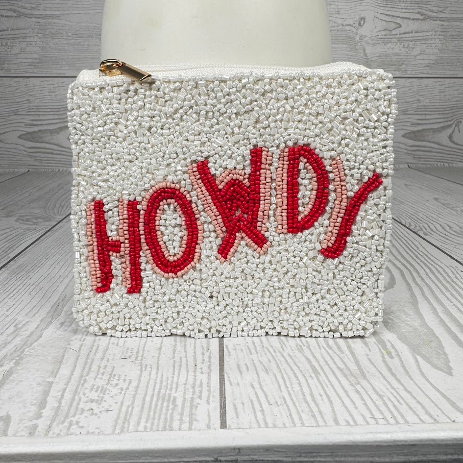 ZIPPER POUCH 5 1/2"X4" - HOWDY - HD00228