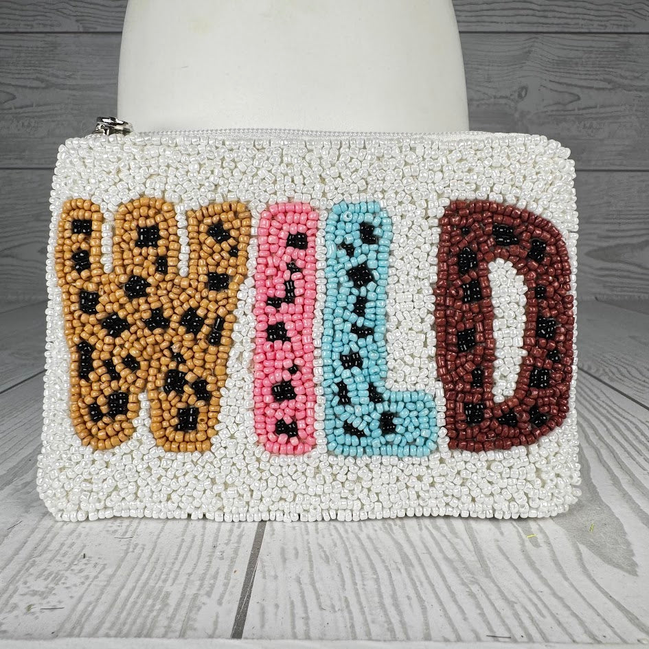 ZIPPER POUCH 5 1/2"X4" - WILD - HD00260