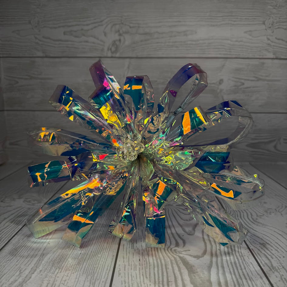 FLOWER STEM H24xDIA10 - IRIDESCENT - 86064IRDS