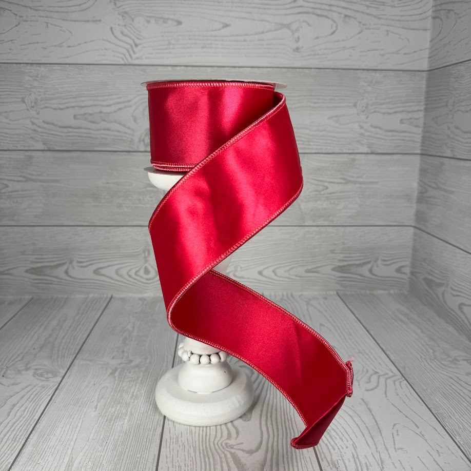 2.5"X10YD SOLID RIBBON - PINK - DCR4193