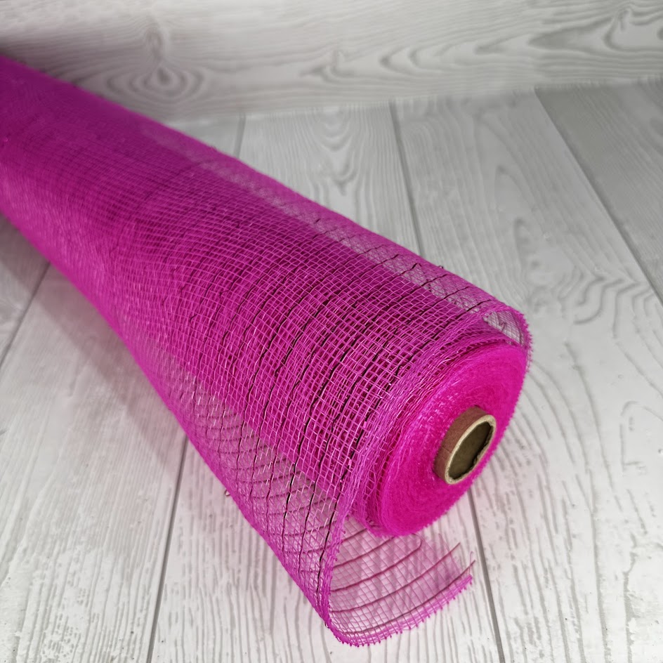 21"X10YDS WIDE FOIL MESH - HOT PINK - RE106611