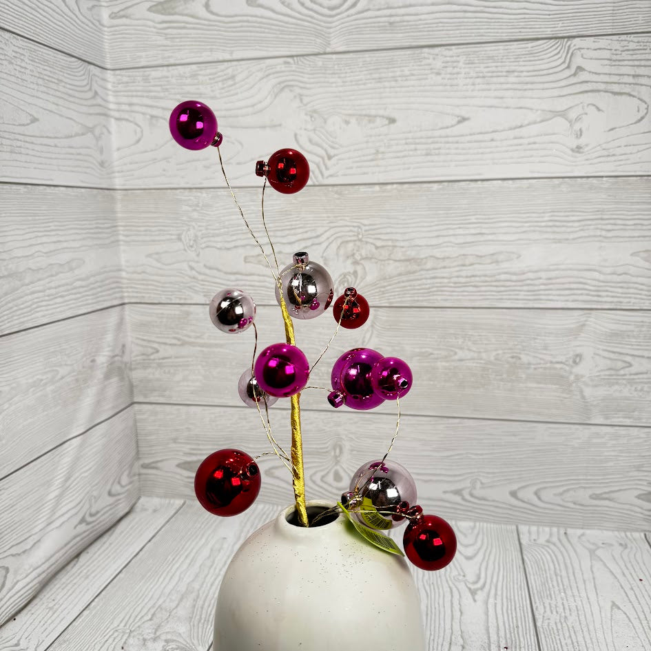 ORNAMENT PICK - PINK/RED - OO - 85691PKRD