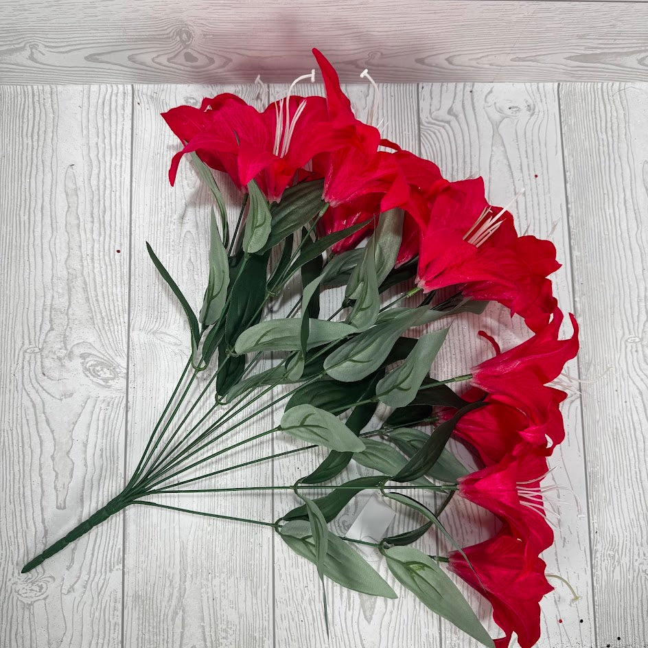 19IN TIGER LILY BUSH X11 - BEAUTY - 84852-BTY * G