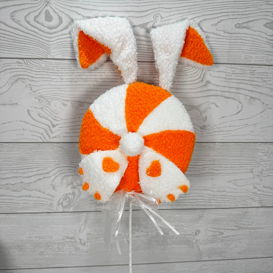 24IN EASTER BUNNY LOLLIPOP - ORANGE - 65594-OR * BL G