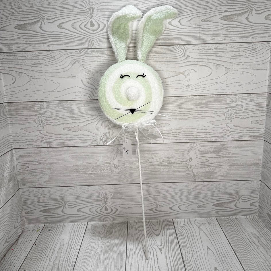 24IN EASTER BUNNY LOLLIPOP - GREEN - 65593-GN