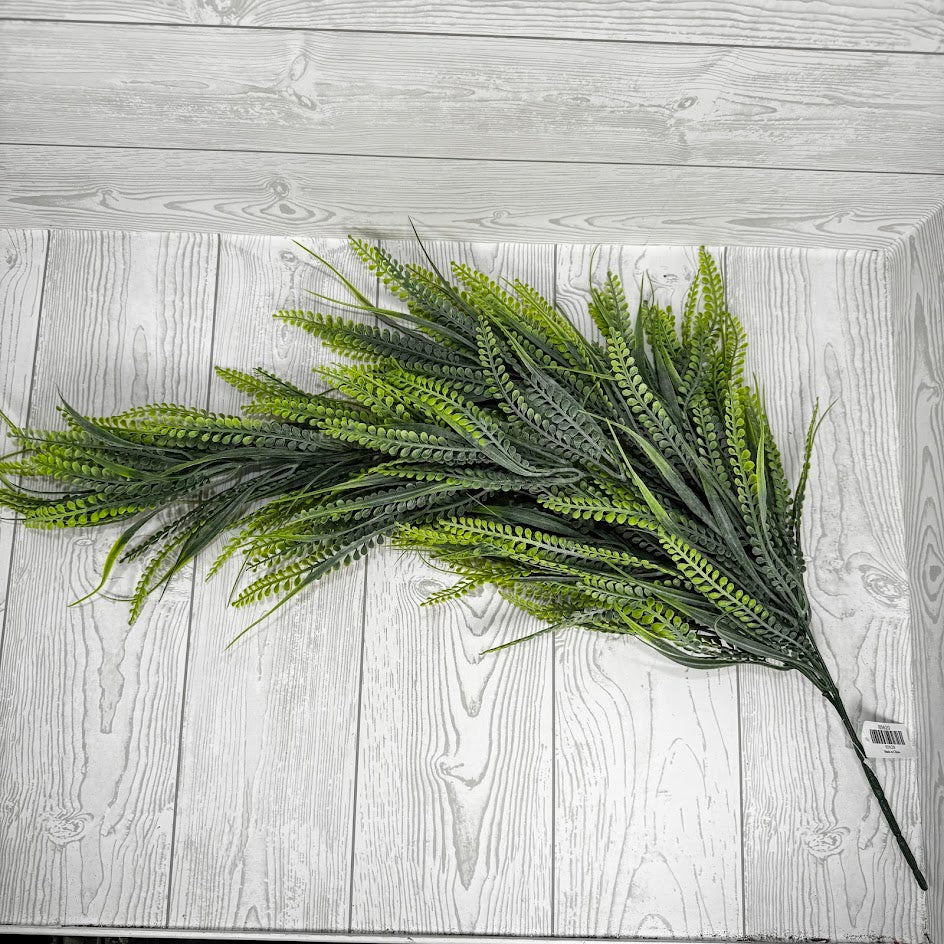 32IN PLASTIC BUTTON FERN - 85620 * R BR