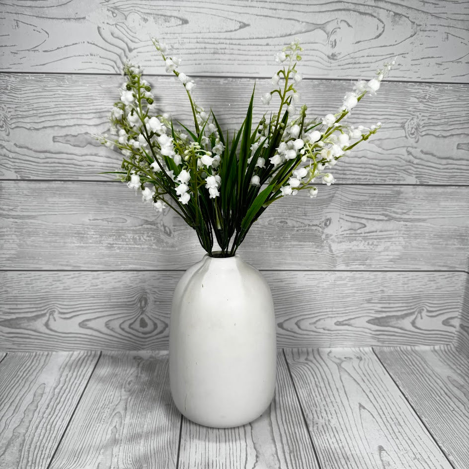 16.5IN LILY OF VALLEY X7 - WHITE - 84263