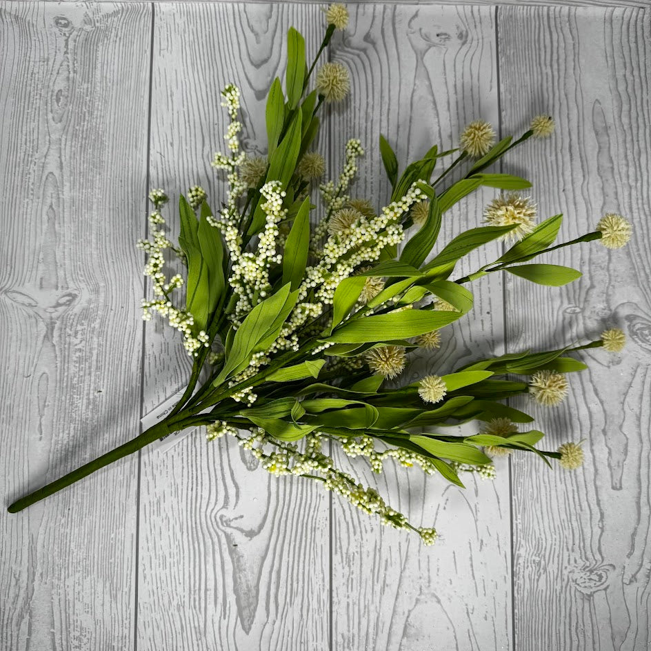 19IN THISTLE BERRY MIXED - CREAM - 65465-CR * BL