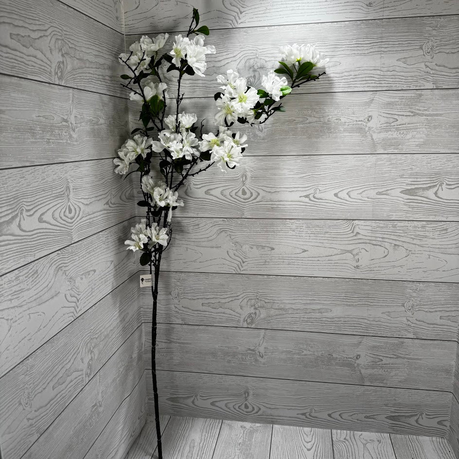 37.5" GERANIUM SPRAY - WHITE - 28880 * G
