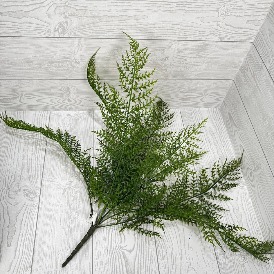 22.5" FRESH TOUCH FERN BUSH X9 - TT GREEN - 28296 * R BR