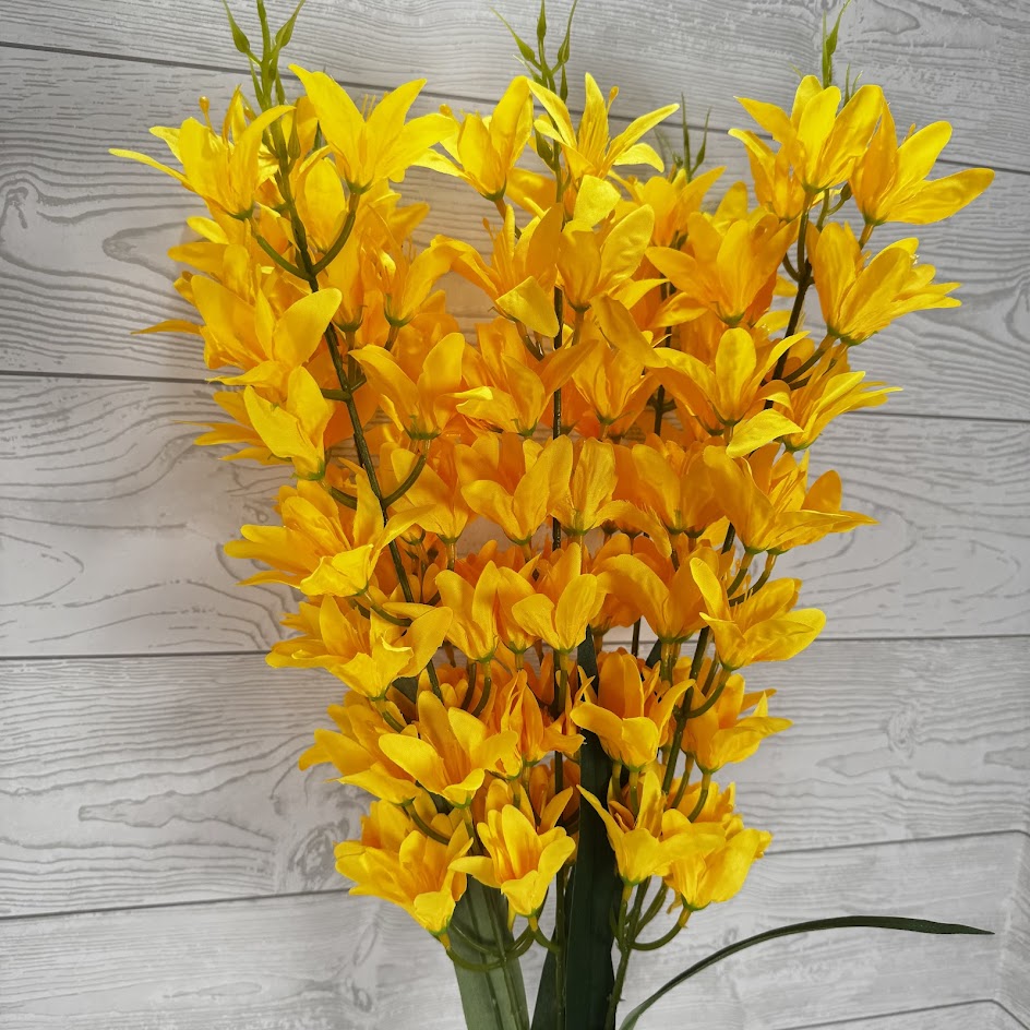 MINI LILY FILLER BUSH X5 - YELLOW - B26099-YL * G