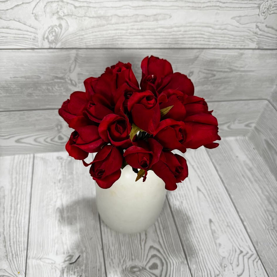 11" ROSE BUNDLE - RED - 28885 * BL