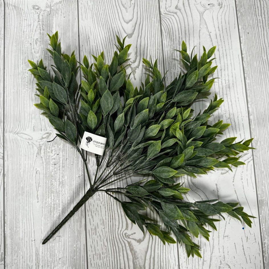 15" LEAVES BUSH - GREEN - 25750 * OO