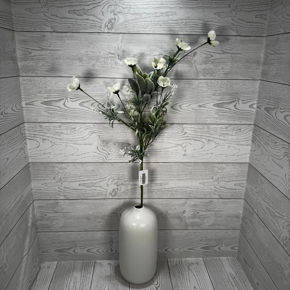 32IN SPRING BLOSSOM SPRAY - CREAM - 65463-CR * OO