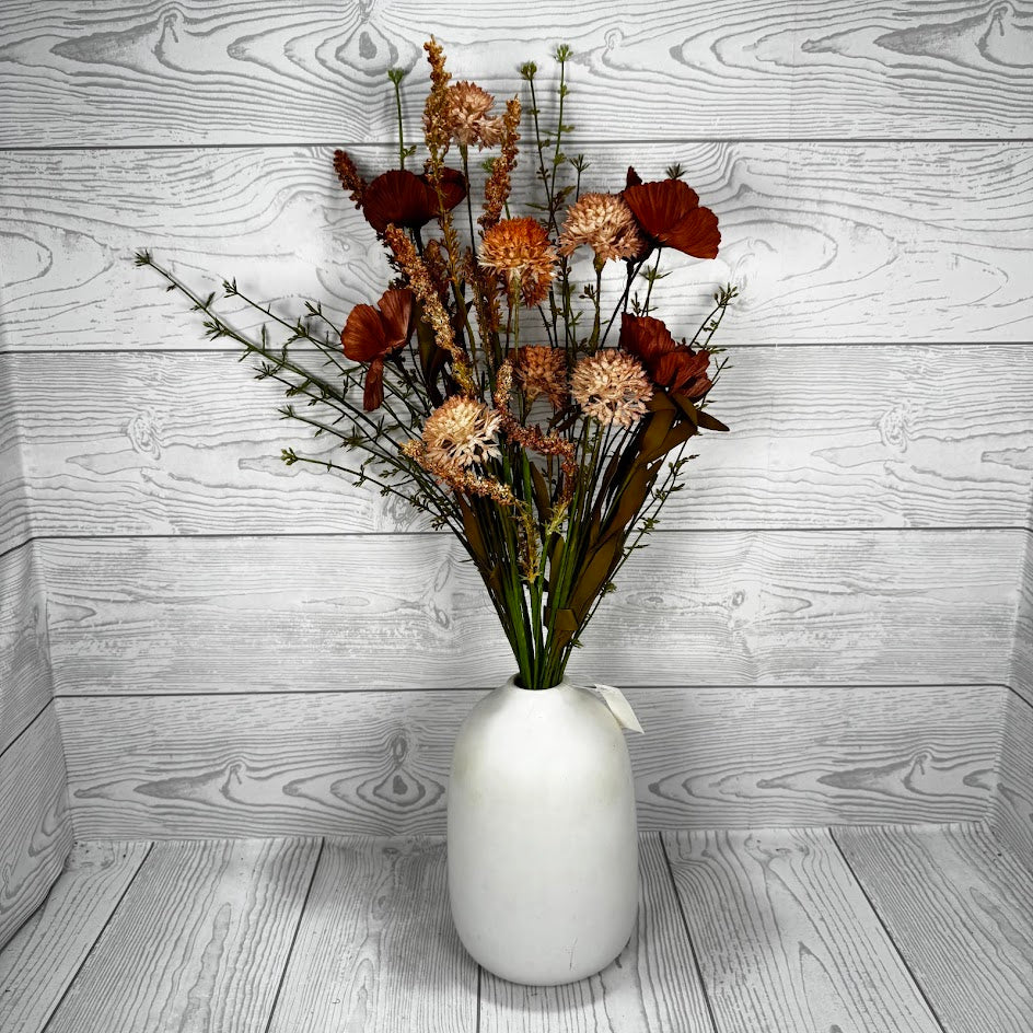 21IN POPPY CATTAIL MIXED - BROWN - 40375-BRN * OO