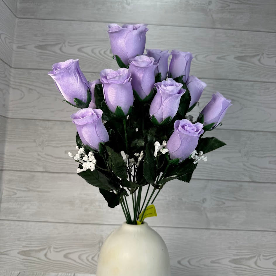COLOR FAST LILLIAN ROSE BUD BUSH X14 STEMS - 30308 - INDIVIDUAL COLORS