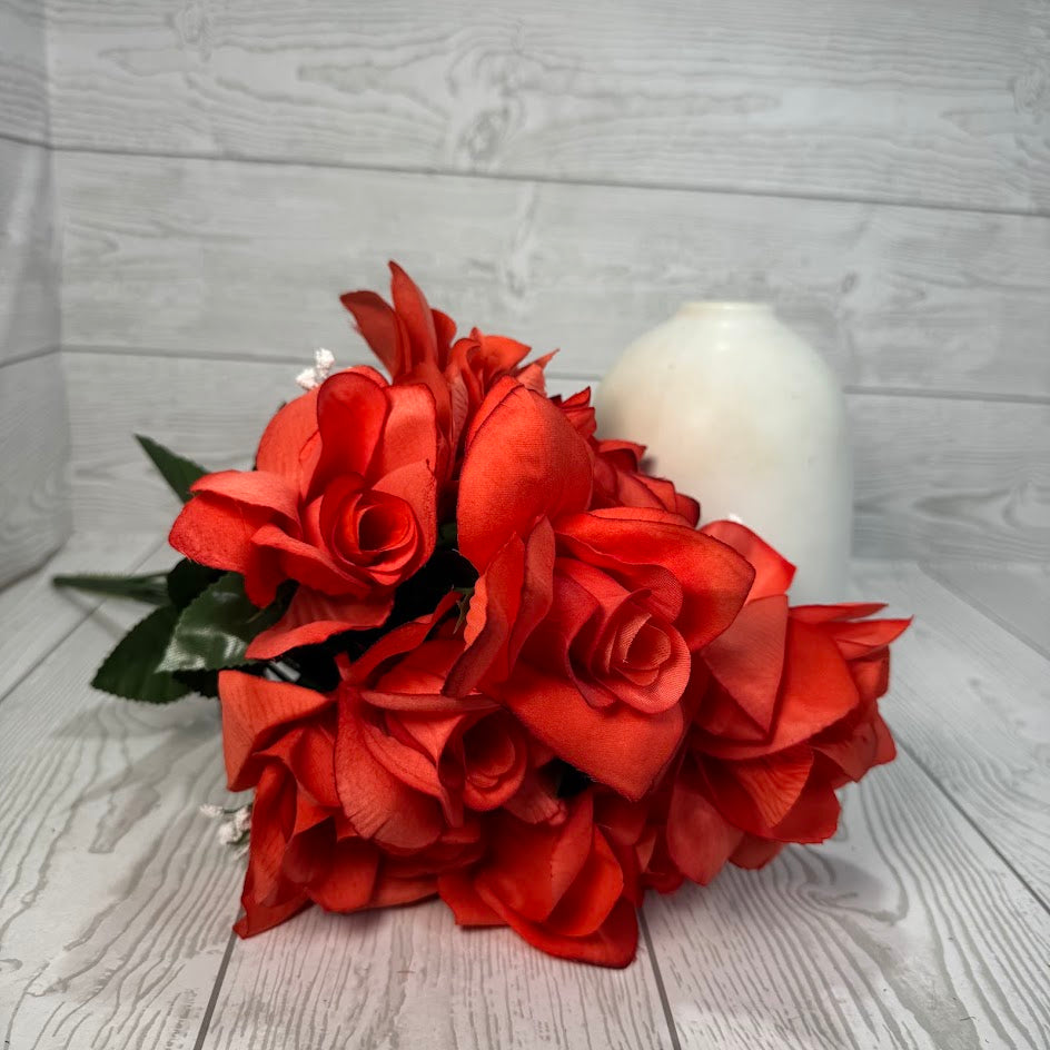 MP VEIN OPEN ROSE BUNDLE X12 STEMS - B2012(H) - INDIVIDUAL COLORS